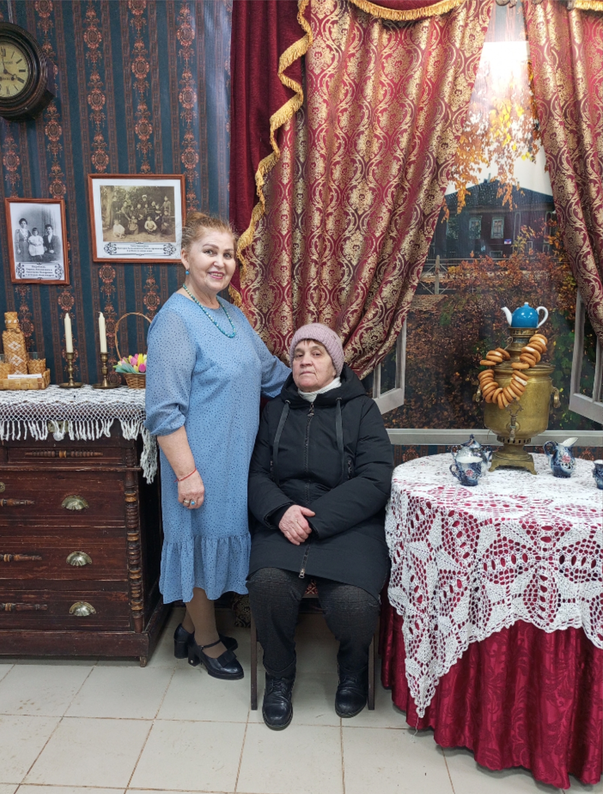 Надежда Григорьевна Климова с сестрой Татьяной Григорьевной Власовой